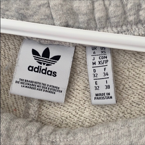 light grey adidas track pants - Picture 4 of 4